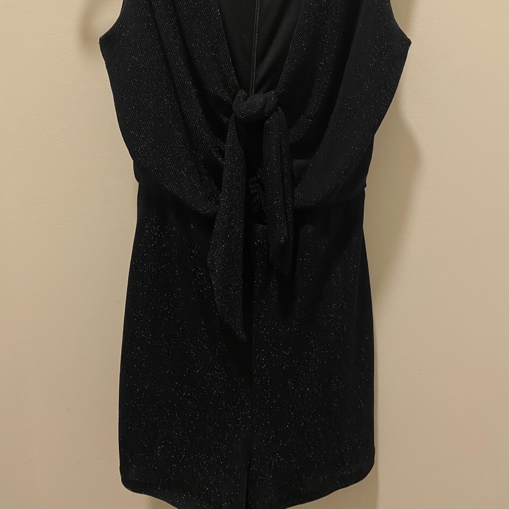 Bershka Night Out Low Cut sparkle romper playsuit - Picture 5 of 10